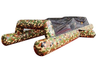 inflatable army crawl obstacle