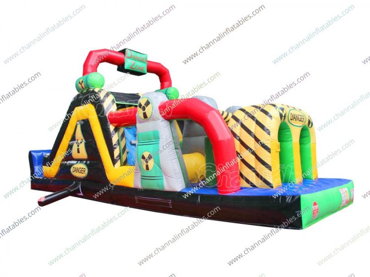 danger zone inflatable obstacle course
