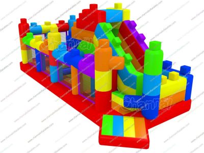 lego inflatable course