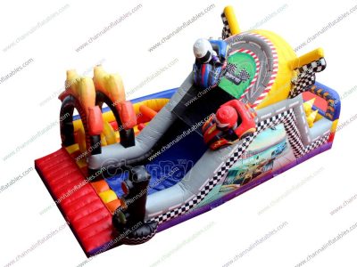 racing car single obstacle course
