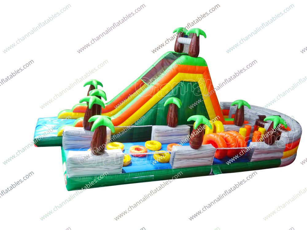 Jungle Uturn Course Channal Inflatables