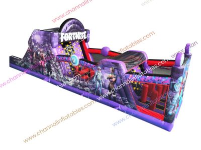fortnite inflatable obstacle course