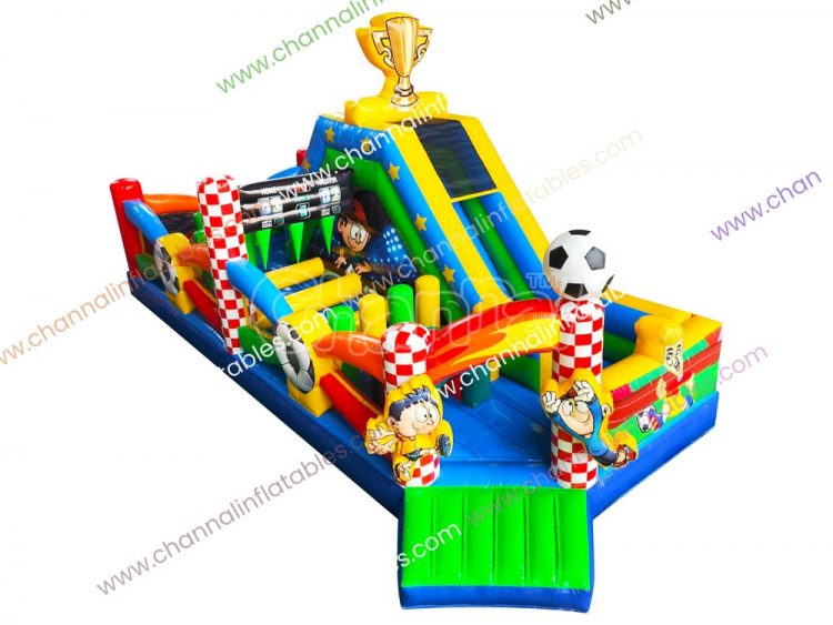 football championship inflatable course