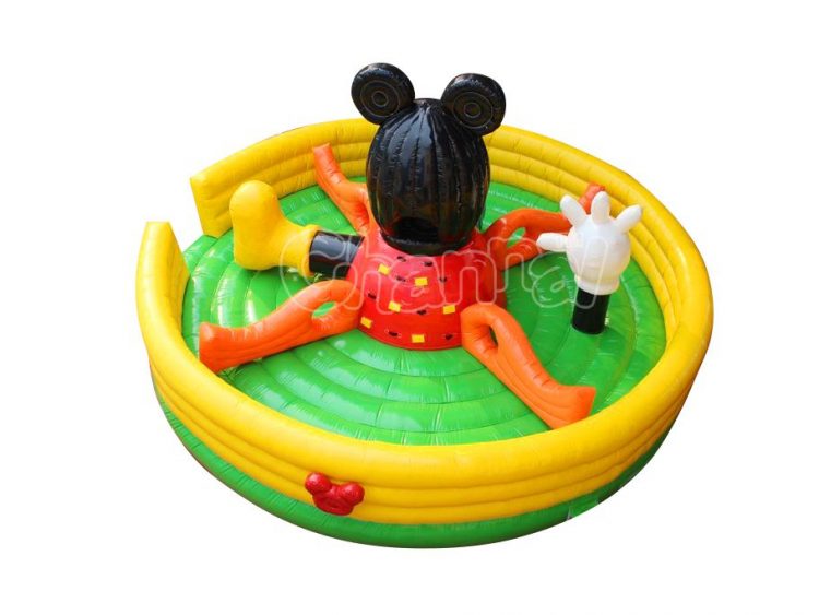 mickey mouse inflatable obstacle playland