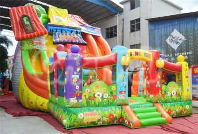 fun town wonderland inflatable slide for kids