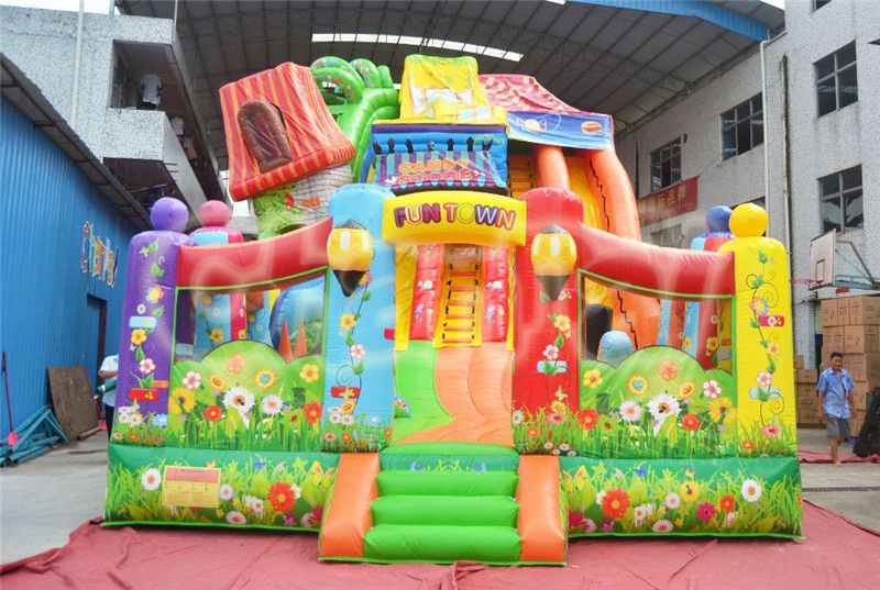 Fun Town Wonderland Inflatable Slide - Channal Inflatables
