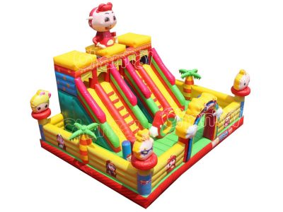 gg bond inflatable playground