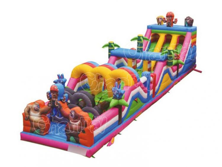 Babloo Dabloo inflatable obstacle course