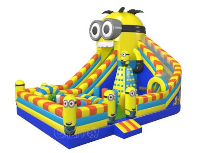 minions theme inflatable playground