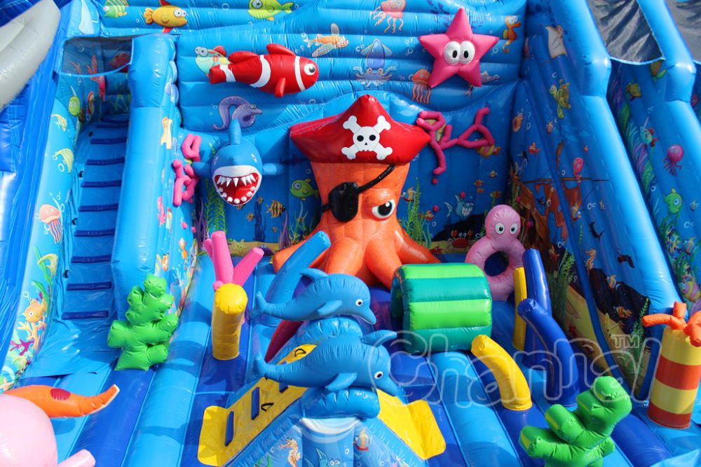 Giant Ocean World Inflatable Playground Channal Inflatables