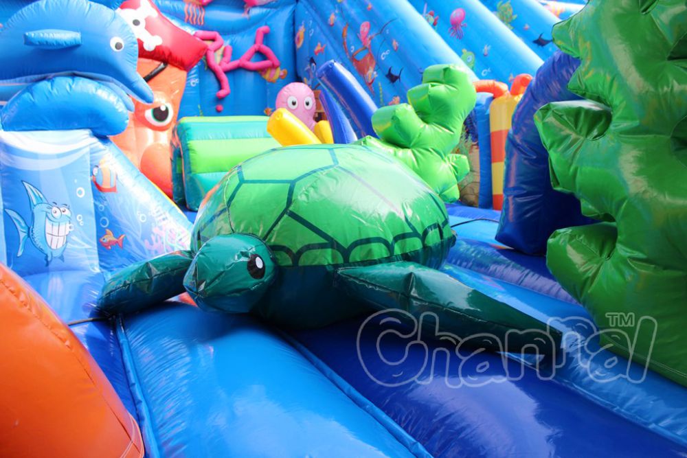 Giant Ocean World Inflatable Playground Channal Inflatables