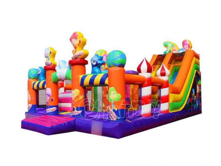 Fixiki theme inflatable playground