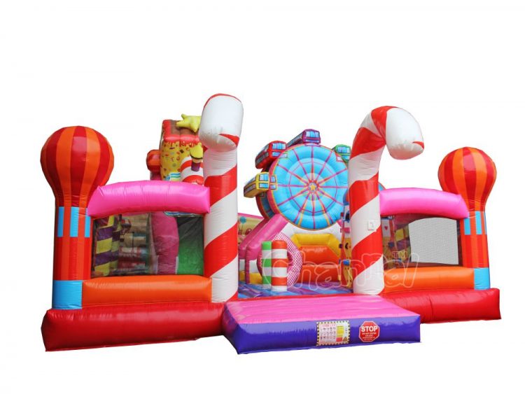 bouncy inflatable fairground for sale