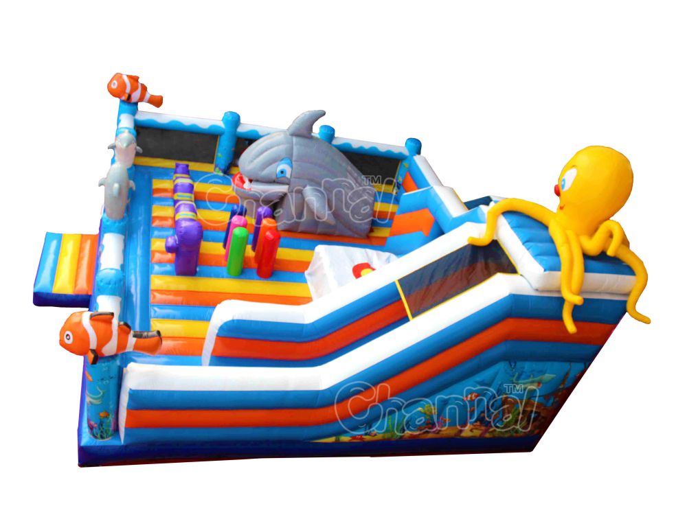 Ocean Inflatable Playground Channal Inflatables