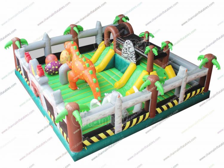 dinosaur inflatable playground