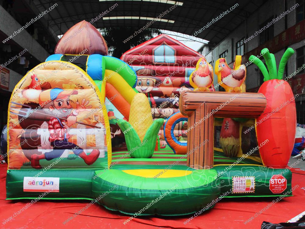 Farm Inflatable Playground Channal Inflatables