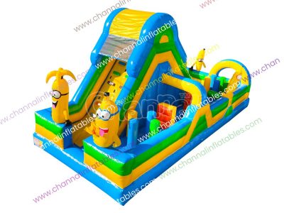 banana inflatable obstacle playground