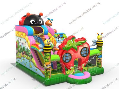 wildland insect theme inflatable playground