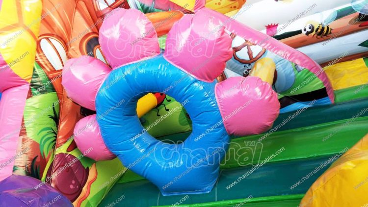 flower inflatable hole obstacle