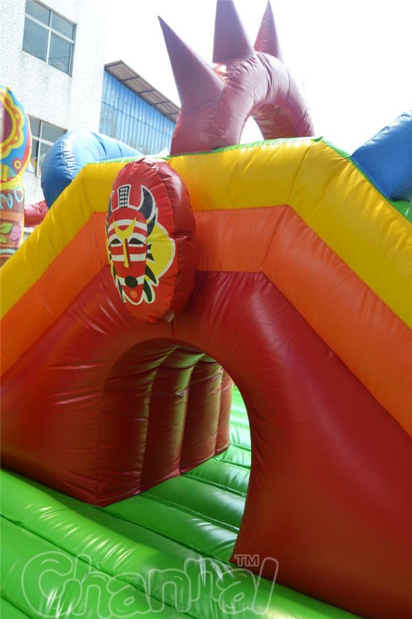 Tiki Island Inflatable Playground Channal Inflatables
