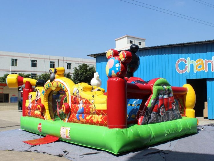 mickey mouse bouncy house playground