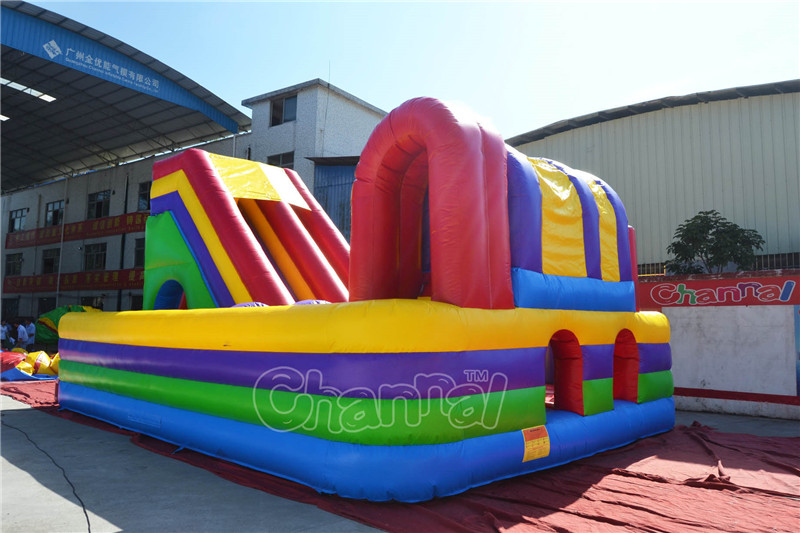 Colorful Commercial Inflatable Interactive Game Channal Inflatables