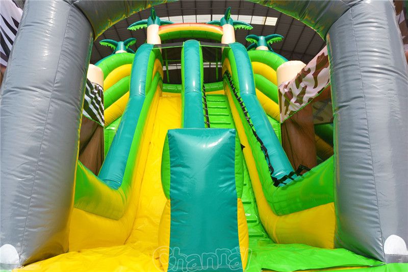 Inflatable African Animals Slide Playground Channal Inflatables