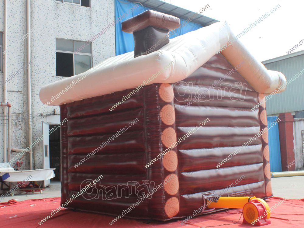 Inflatable Log Cabin - Channal Inflatables