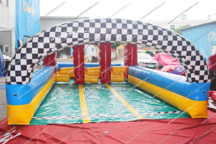 inflatable horse track finish line