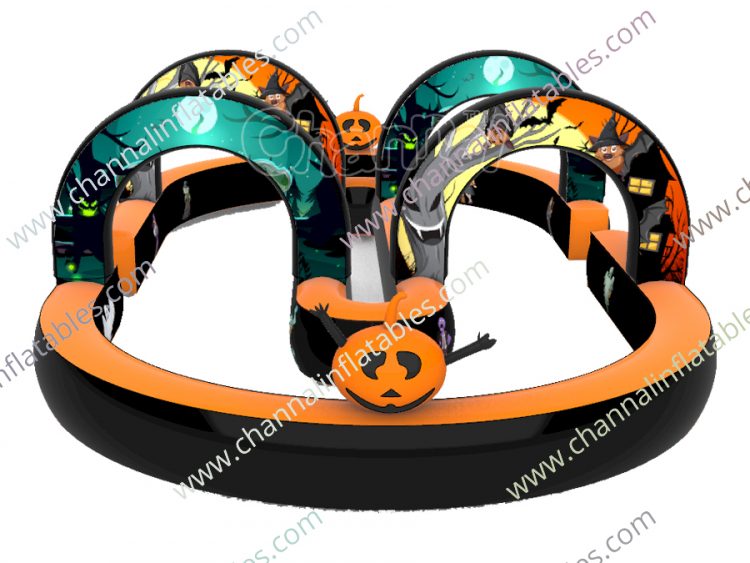 Halloween theme go kart race track