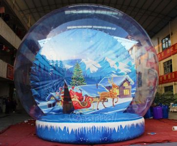 Christmas inflatable snow globe photo booth for sale