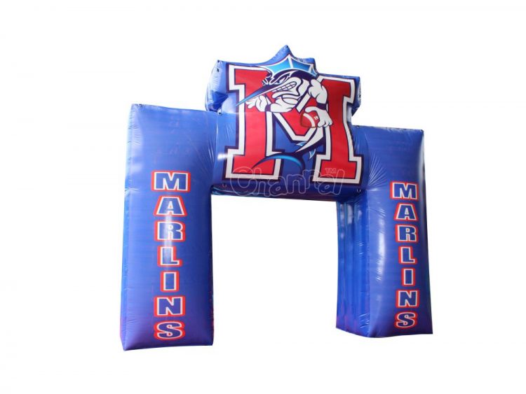 mascot marlins inflatable arch for sale