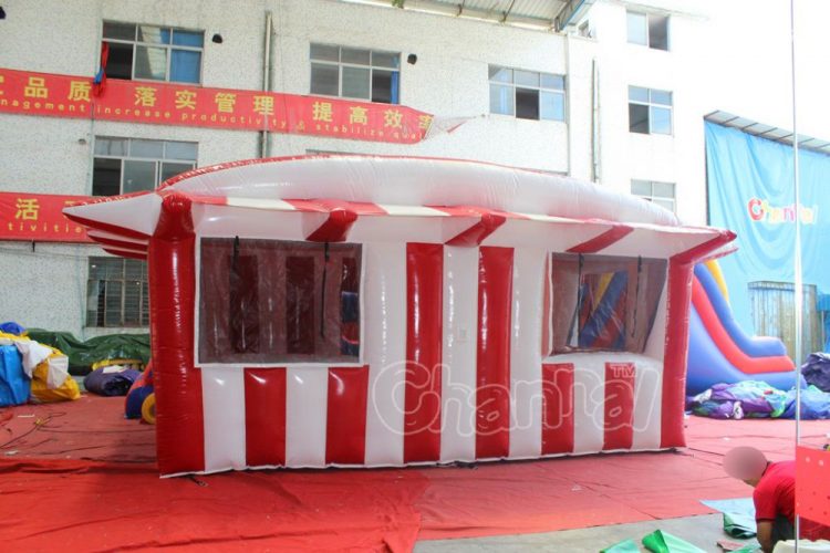 large inflatable ticket tent