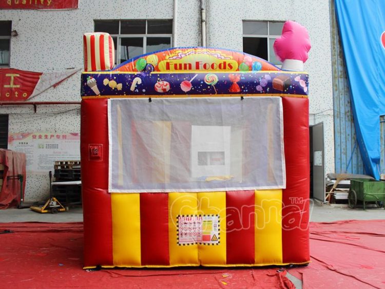 inflatable candy carnival booth