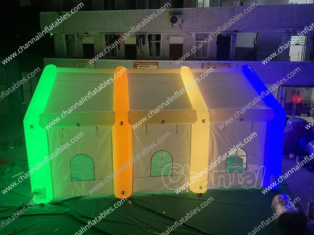 inflatable tent with led lights