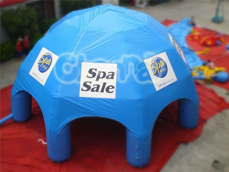 Blue Inflatable Tent Channal Inflatables