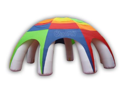 rainbow inflatable spider tent