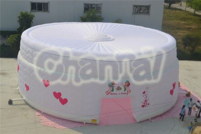 inflatable wedding cake tent