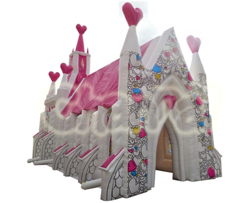 love themed inflatable church