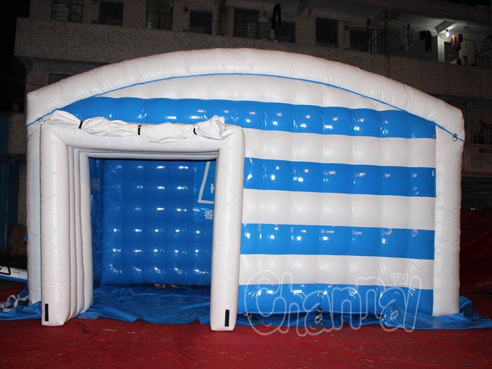 Inflatable Cubic Tent With Arched Roof Channal Inflatables