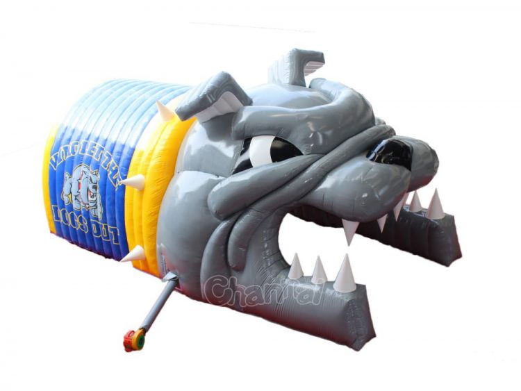 buy inflatable bulldog tunnel for football team