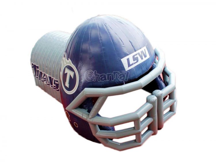 custom american football helmet tunnel for sale