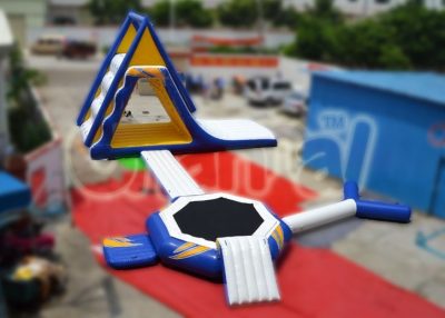 inflatable pool slide for inflatable aqua park