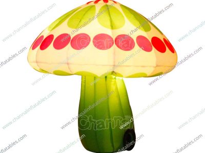 inflatable mushroom with led lights
