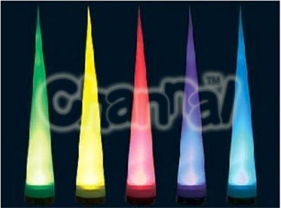inflatable air cone set with led lights for decoration