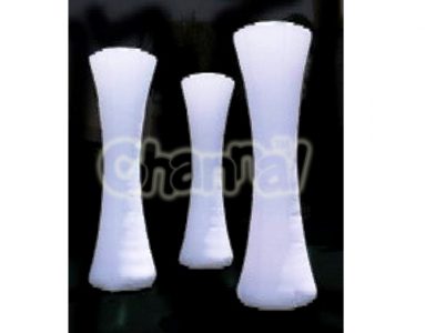 white led lights inflatable hourglass