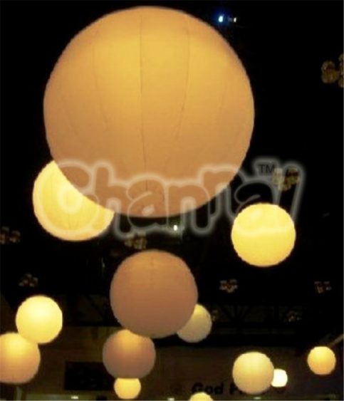 inflatable led light party balloons hanging