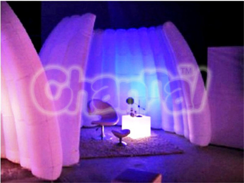 Led Inflatable Wall Tent Channal Inflatables