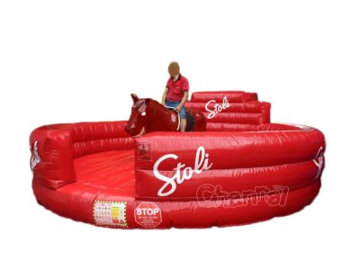 mechanical inflatable bucking bronco riding rodeo