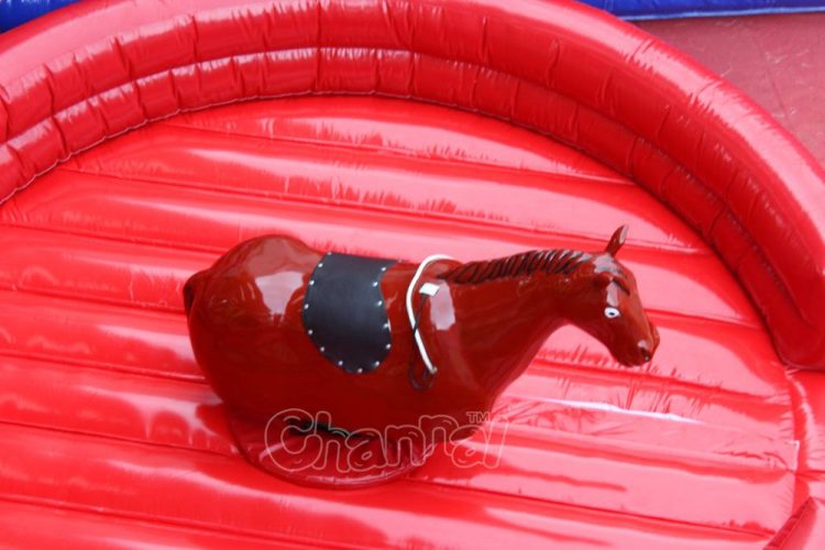 inflatable bucking bronco machine